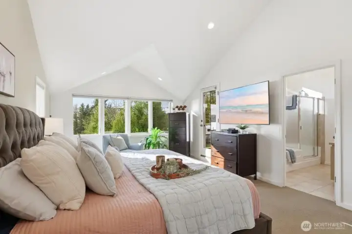 Primary bedroom vaulted ceilings Primary bedroom vaulted ceilings