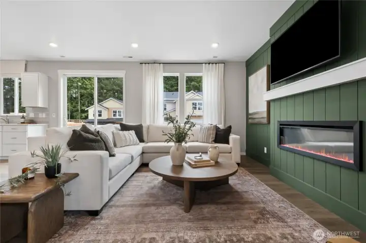 Photo rendering is representational and may be virtually staged. Actual home is under construction and finishes, elevation, and paint colors may vary. See site agent for details.