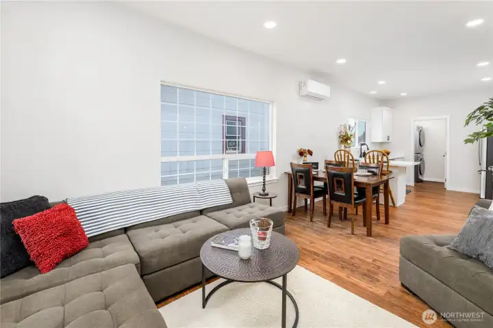 Remodel includes extensive can lighting, new drywall, paint, flooring and millwork. Remodel includes extensive can lighting, new drywall, paint, flooring and millwork.