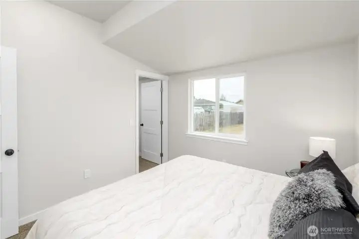Walk in closet off the primary. Walk in closet off the primary.
