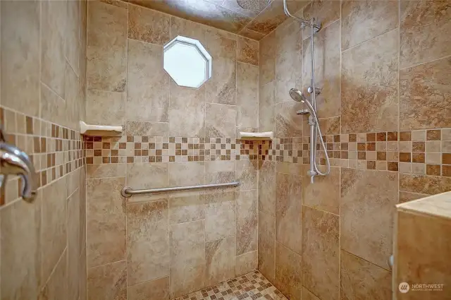 Dual-Head Tile Shower with Portal~