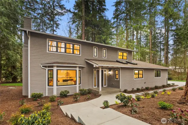 Welcome home to your newly renovated property inside and out. Your estate sized lot spans 1.75 acres on a flat private piece of land in the heart of Woodinville. New windows, new landscape, new interiors, it's like you're getting a brand new house. Be the first to call this new space HOME!