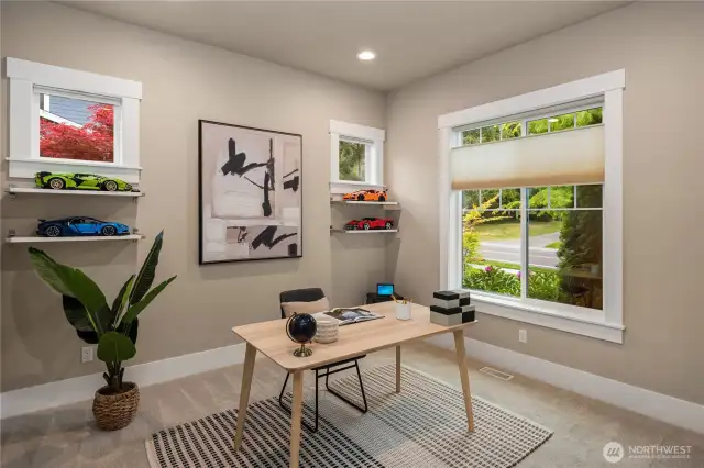 Downstairs den/office