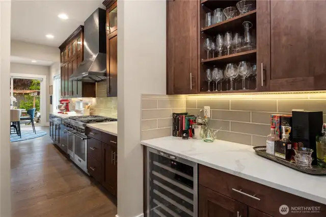 Butlers kitchen + walk in pantry