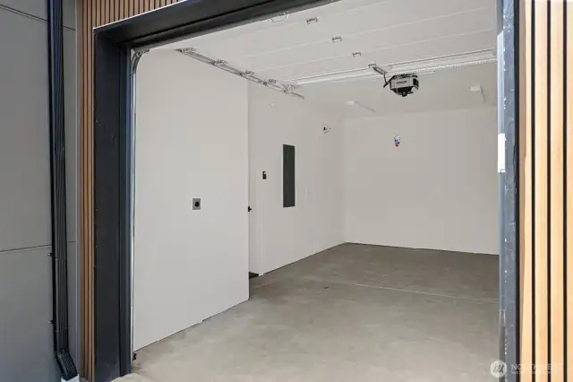 Epoxied garage floor