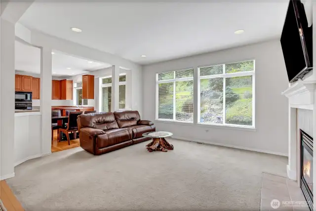 Family room off Kitchen