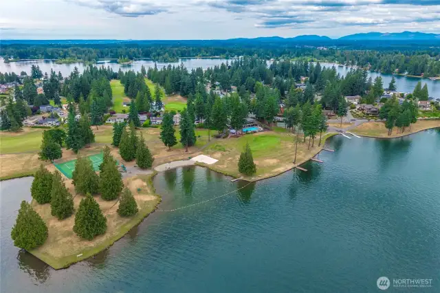 Play golf at one of the top 9-hole courses in Washington.  Features beautiful views of Mount Rainer on almost every hole.