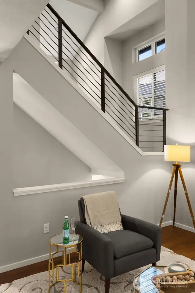 Another look at the high-end wrought iron staircase