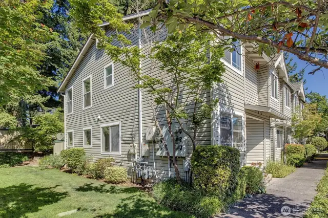 remodeled corner unit townhomes with tons of light and windows