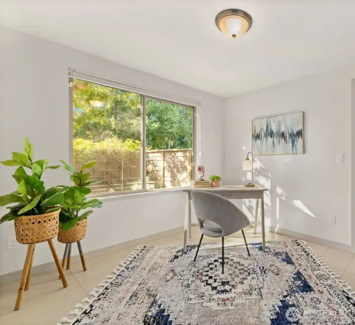 First floor bedroom, office or flex space