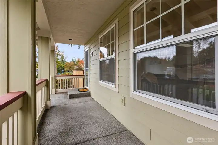 Enjoy coffee on your front porch!