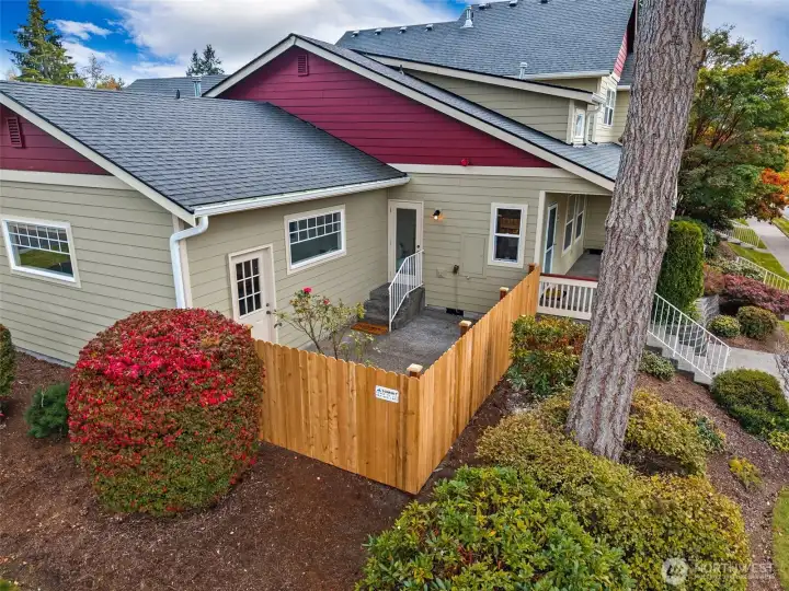 New fencing around your private patio.