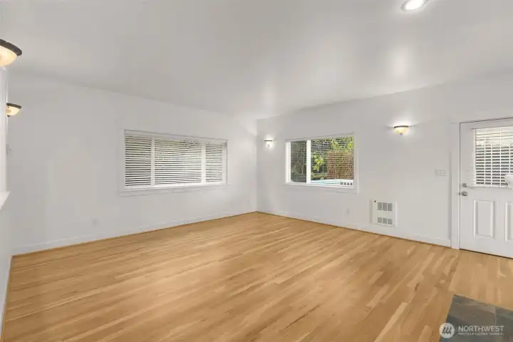 Living Room opens to Deck space