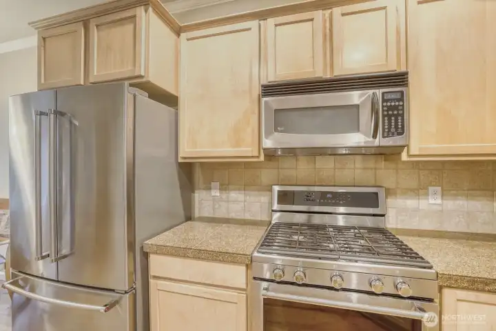 All appliances stay.