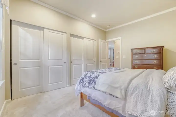 Spacious closets