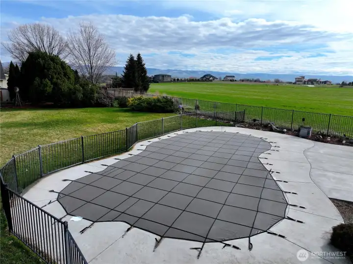 In-ground pool built in 2020