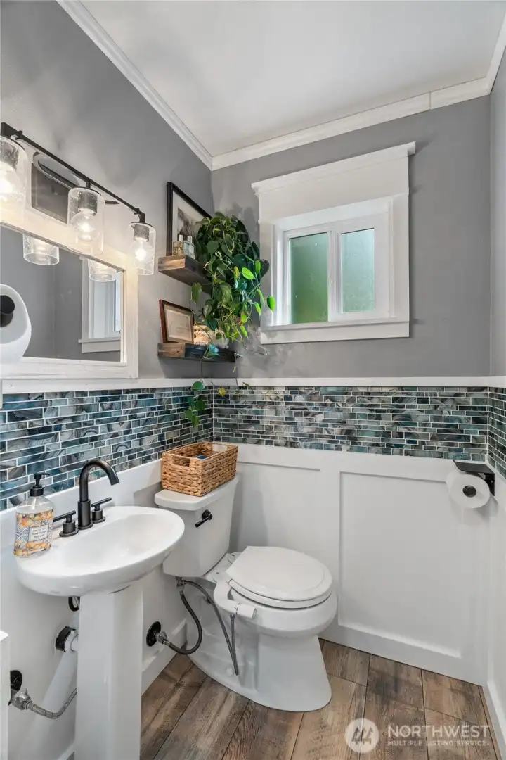 1/2 bath on main level