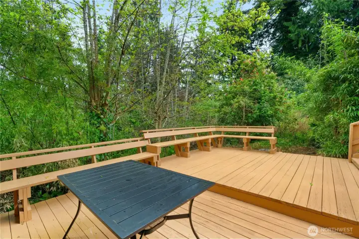 Lower deck area-totally secluded