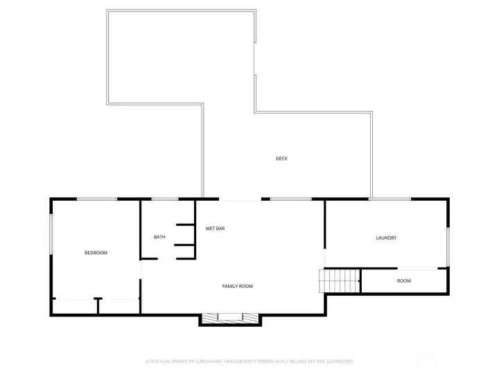 Lower level floorplan
