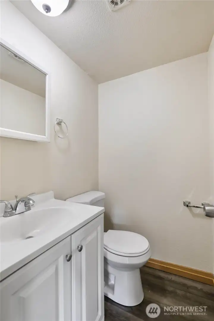 Half bath off Living room