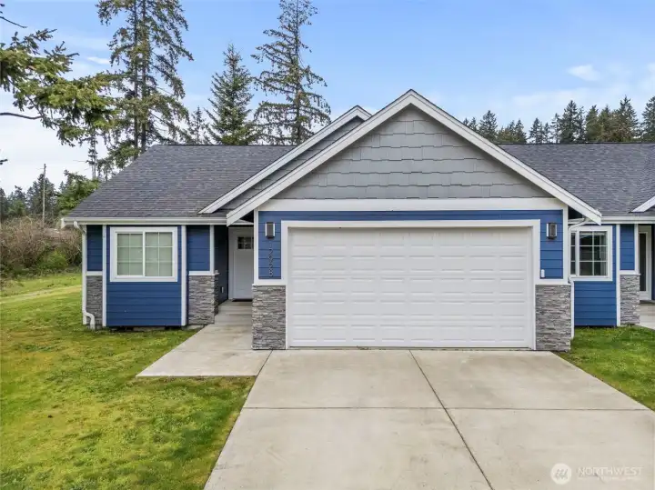 Each unit with individual 2 car garage