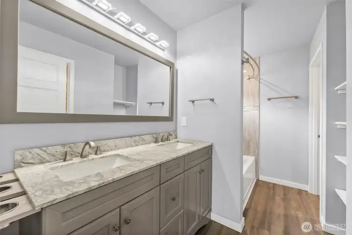 Decorative dual vanity