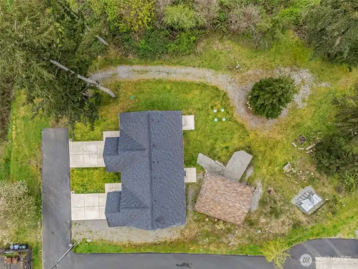 Over half acre on a quiet dead end street