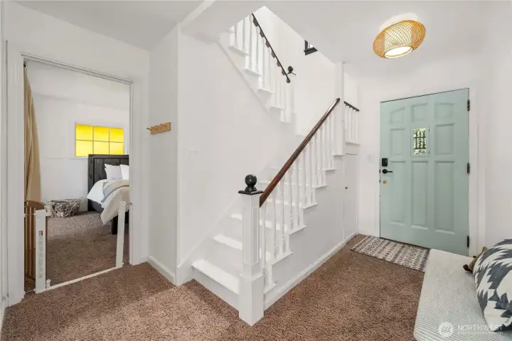 Main house entry