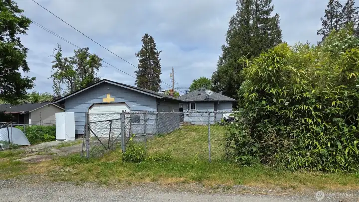 View of exterior from the alley.