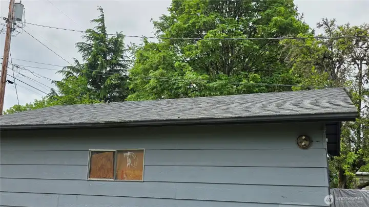 Photo of garage roof - it is in like-new condition!