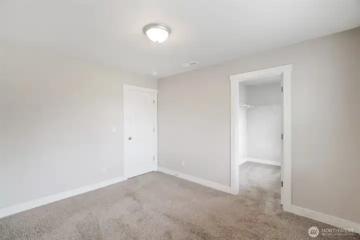 Bedroom #4 with walk-in closet