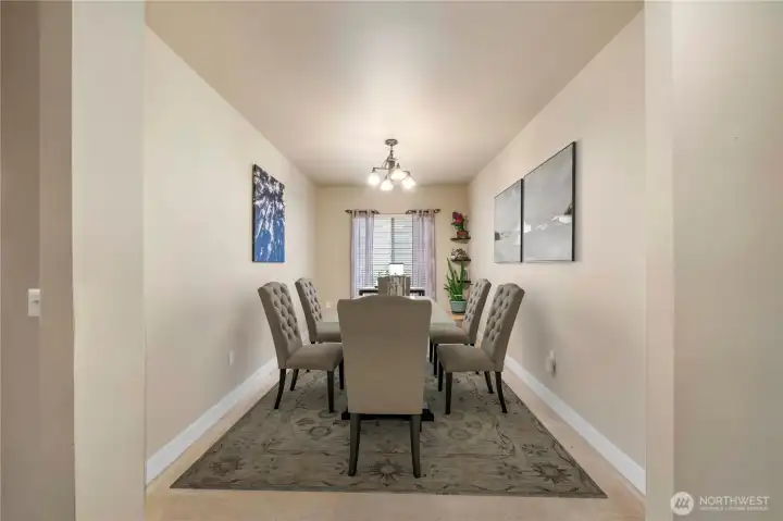 Dining Room - Virtually Staged