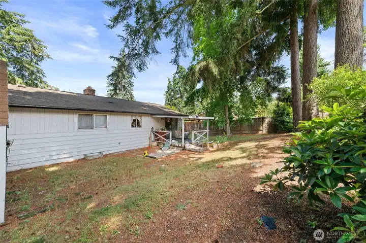 Fully Fenced Back yard