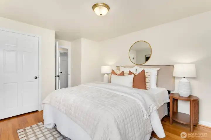 Another angle of the second bedroom.