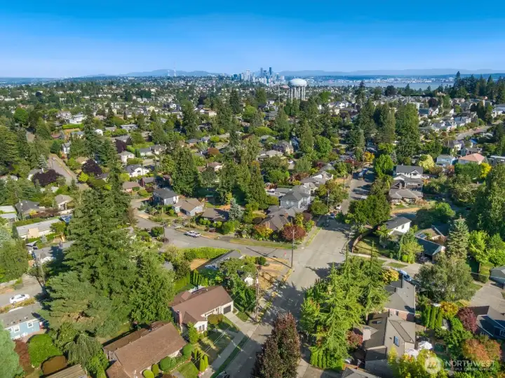 Looking SE towards downtown.