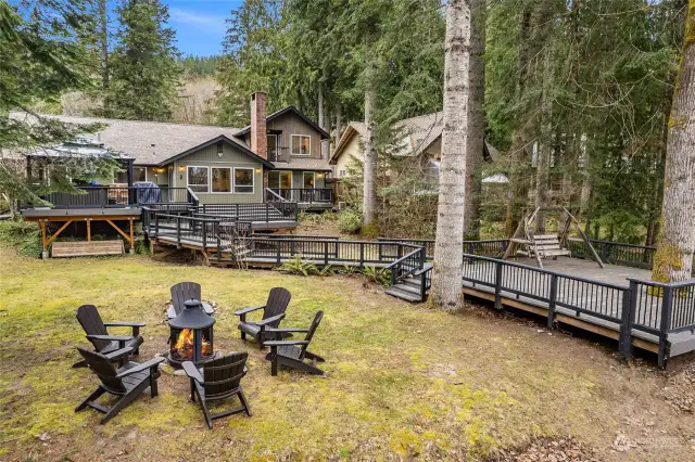 One of the largest and well equipped waterfront homes ever offered for sale in Skykomish.