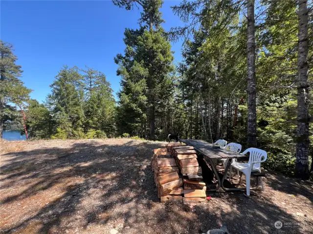 Cleared view homesite. Water, installed septic system included. Electricity and fiber optic are at property but not installed yet.