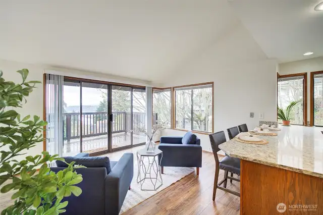 Family room or casual dining, more views to the east and southeast