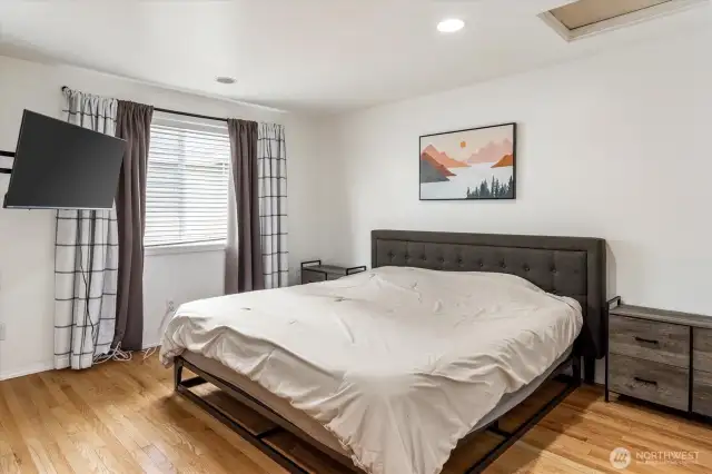 Bedroom #1 on the upper floor.