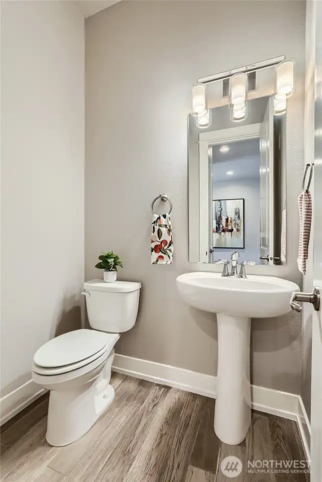 Main floor powder room.