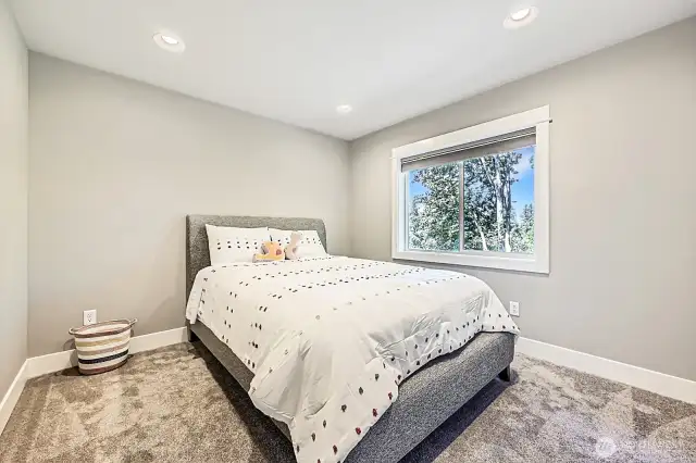 3rd Bedroom on 2nd floor with walk-in closet.