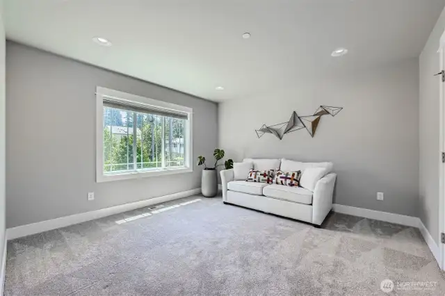 4th Bedroom on 2nd floor with walk-in closet.