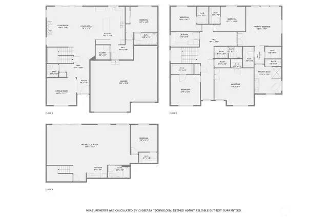 Floorplan - main, upper and lower levels