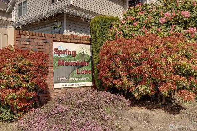 Welcome to your new beginning in the peaceful, gated community of Spring Mountain Lane.