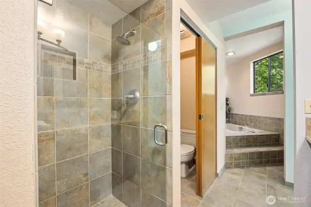 Primary bathroom.