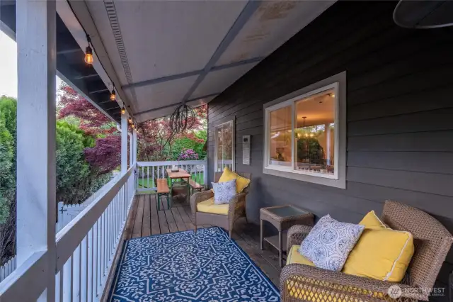 Back Covered porch