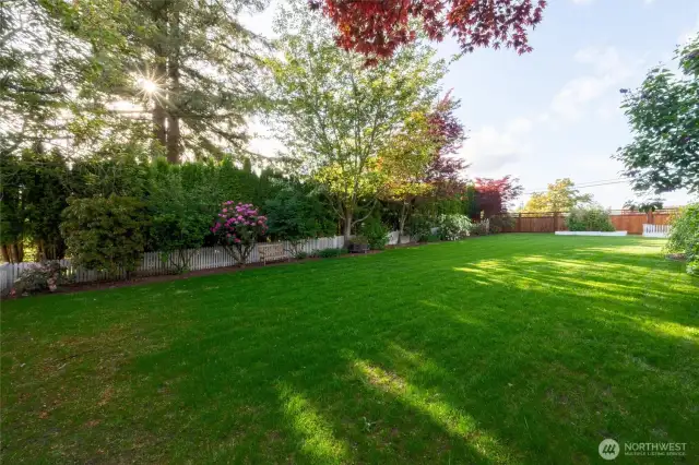 established landscaping