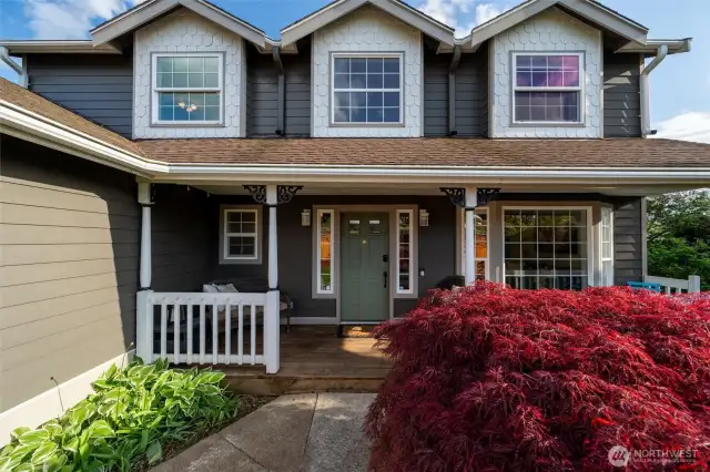 Large covered front porch
