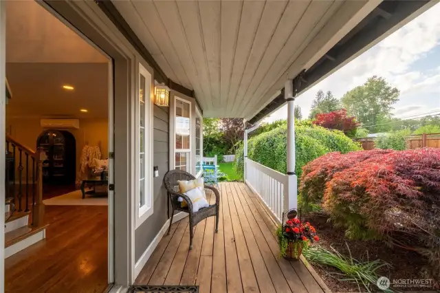 Front Door and covered front deck