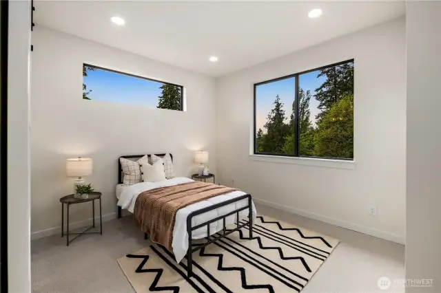 Bedroom with bathroom